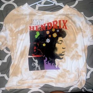 Jimi Hendrix cropped top